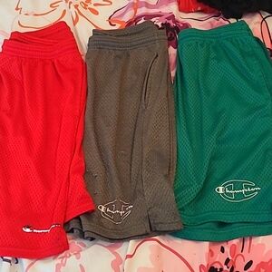 Men's Champion Shorts Set of 3 Size Small
